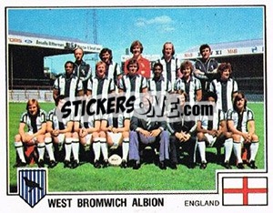 Sticker West Bromwich Albion (UEFA Cup) - German Football Bundesliga 1978-1979 - Panini
