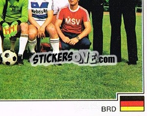Figurina MSV Duisburg 4 (UEFA Cup) - German Football Bundesliga 1978-1979 - Panini
