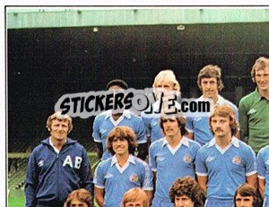 Sticker Manchester City 1 (UEFA Cup) - German Football Bundesliga 1978-1979 - Panini