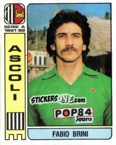 Sticker Fabio Brini - Calciatori 1981-1982 n. 2 - Panini