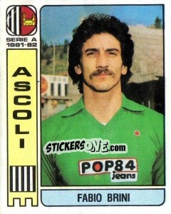 Figurina Fabio Brini - Calciatori 1981-1982 - Panini