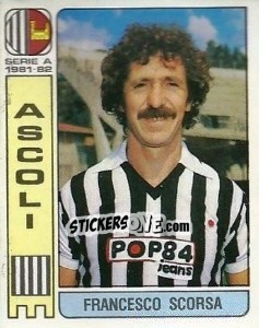 Sticker Francesco Scorsa - Calciatori 1981-1982 n. 5 - Panini