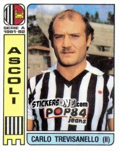 Figurina Carlo Trevisanello - Calciatori 1981-1982 - Panini