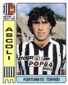 Sticker Fortunato Torrisi - Calciatori 1981-1982 - Panini
