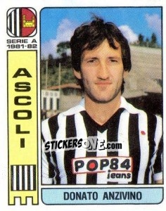 Sticker Donato Anzivino - Calciatori 1981-1982 - Panini