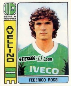 Sticker Federico Rossi - Calciatori 1981-1982 - Panini