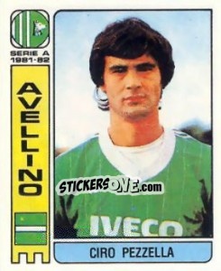 Sticker Ciro Pezzella - Calciatori 1981-1982 - Panini
