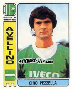 Sticker Ciro Pezzella - Calciatori 1981-1982 n. 23 - Panini