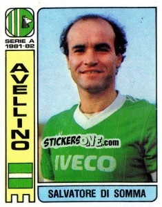 Cromo Salvatore Di Somma - Calciatori 1981-1982 - Panini