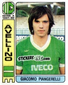 Sticker Giacomo Piangerelli - Calciatori 1981-1982 n. 26 - Panini
