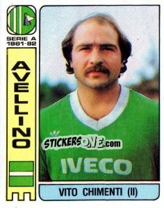 Cromo Vito Chimenti - Calciatori 1981-1982 - Panini
