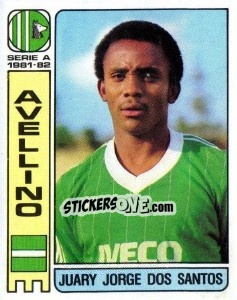 Sticker Juary Jorge Dos Santos - Calciatori 1981-1982 n. 33 - Panini