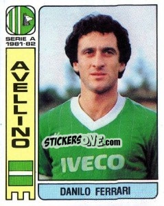 Sticker Danilo Ferrari - Calciatori 1981-1982 n. 35 - Panini