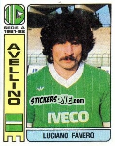 Figurina Luciano Favero - Calciatori 1981-1982 - Panini
