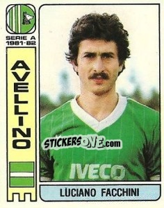 Cromo Luciano Facchini - Calciatori 1981-1982 - Panini