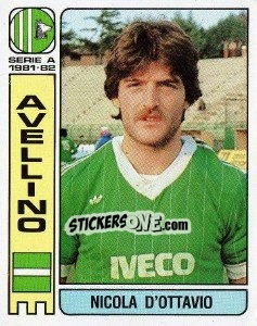 Sticker Nicola D'Ottavio - Calciatori 1981-1982 n. 38 - Panini