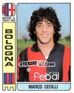 Sticker Marco Cecilli - Calciatori 1981-1982 - Panini