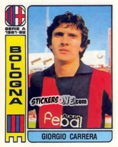 Sticker Giorgio Carrera - Calciatori 1981-1982 n. 43 - Panini