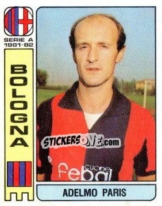 Sticker Adelmo Paris - Calciatori 1981-1982 - Panini