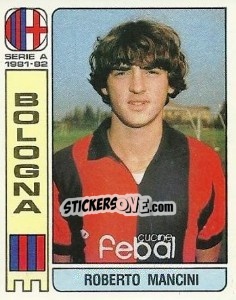 Sticker Roberto Mancini - Calciatori 1981-1982 - Panini