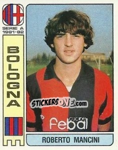 Figurina Roberto Mancini - Calciatori 1981-1982 - Panini