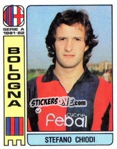 Sticker Stefano Chiodi - Calciatori 1981-1982 - Panini