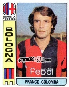 Sticker Franco Colomba - Calciatori 1981-1982 n. 52 - Panini