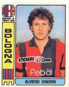 Sticker Alviero Chiorri - Calciatori 1981-1982 - Panini