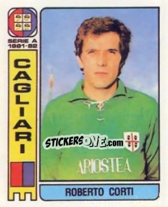 Sticker Roberto Corti - Calciatori 1981-1982 n. 59 - Panini