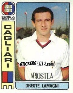 Cromo Oreste Lamagni - Calciatori 1981-1982 - Panini