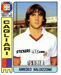 Sticker Amedeo Baldizzone - Calciatori 1981-1982 - Panini