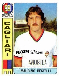Sticker Maurizio Restelli - Calciatori 1981-1982 - Panini