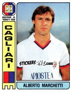 Sticker Alberto Marchetti - Calciatori 1981-1982 - Panini