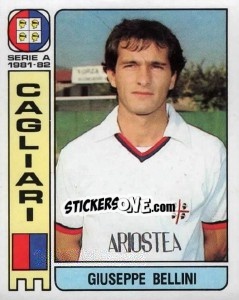 Cromo Giuseppe Bellini - Calciatori 1981-1982 - Panini