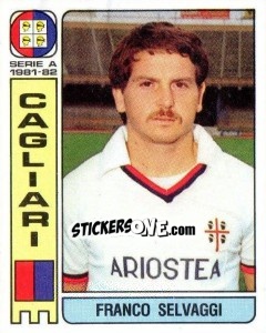 Sticker Franco Selvaggi - Calciatori 1981-1982 - Panini