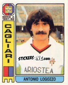 Sticker Antonio Logozzo - Calciatori 1981-1982 n. 73 - Panini