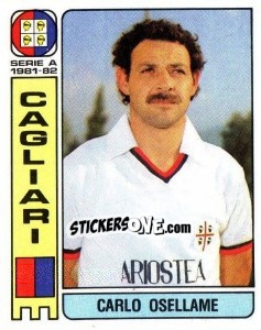 Sticker Carlo Osellame - Calciatori 1981-1982 n. 75 - Panini