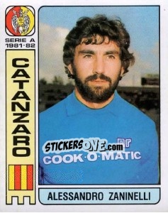 Figurina Alessandro Zaninelli - Calciatori 1981-1982 - Panini