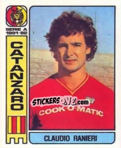 Sticker Claudio Ranieri - Calciatori 1981-1982 n. 80 - Panini