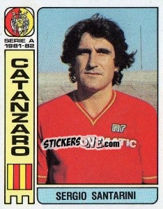 Sticker Sergio Santarini - Calciatori 1981-1982 n. 81 - Panini