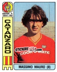 Figurina Massimo Mauro - Calciatori 1981-1982 - Panini