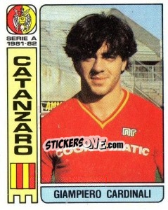 Figurina Giampiero Cardinali - Calciatori 1981-1982 - Panini