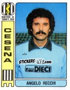 Sticker Angelo Recchi - Calciatori 1981-1982 - Panini