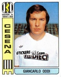 Sticker Giancarlo Oddi - Calciatori 1981-1982 n. 101 - Panini