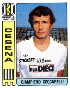 Sticker Giampiero Ceccarelli - Calciatori 1981-1982 n. 102 - Panini