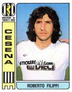 Sticker Roberto Filippi - Calciatori 1981-1982 n. 109 - Panini