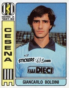 Sticker Giancarlo Boldini - Calciatori 1981-1982 n. 110 - Panini
