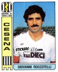 Sticker Giovanni Roccotelli - Calciatori 1981-1982 n. 113 - Panini