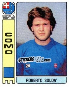 Sticker Roberto Solda' - Calciatori 1981-1982 n. 119 - Panini