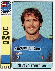 Sticker Silvano Fontolan - Calciatori 1981-1982 - Panini